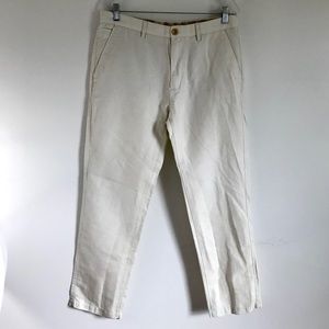 Banana Republic Linen blend Kentfield Pant 33x32